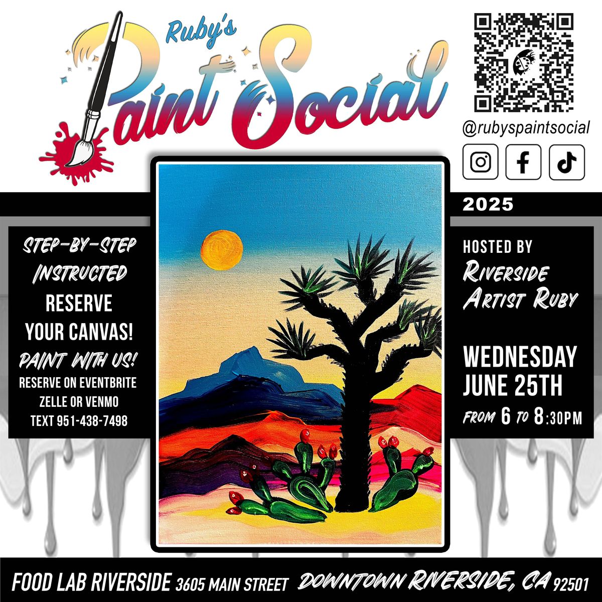 Paint n  Sip Party!! Joshua Tree!!, 25 June | Event in Riverside | AllEvents