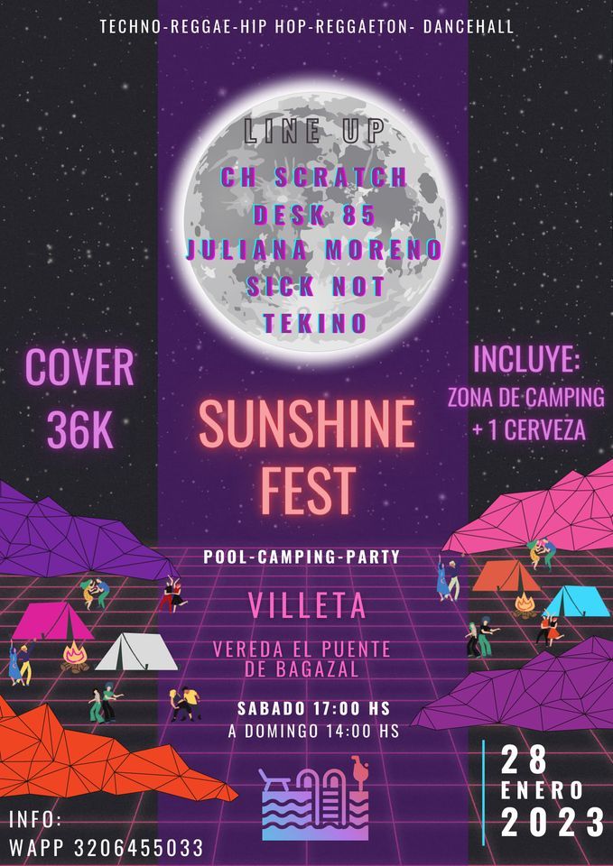 Sunshine fest, Sunshine House Villeta, Fontibon, 28 January 2023