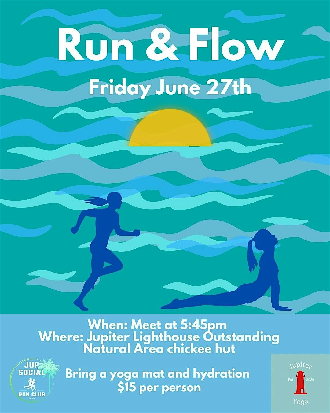 Run & Flow, 27 June | Event in Tequesta | AllEvents