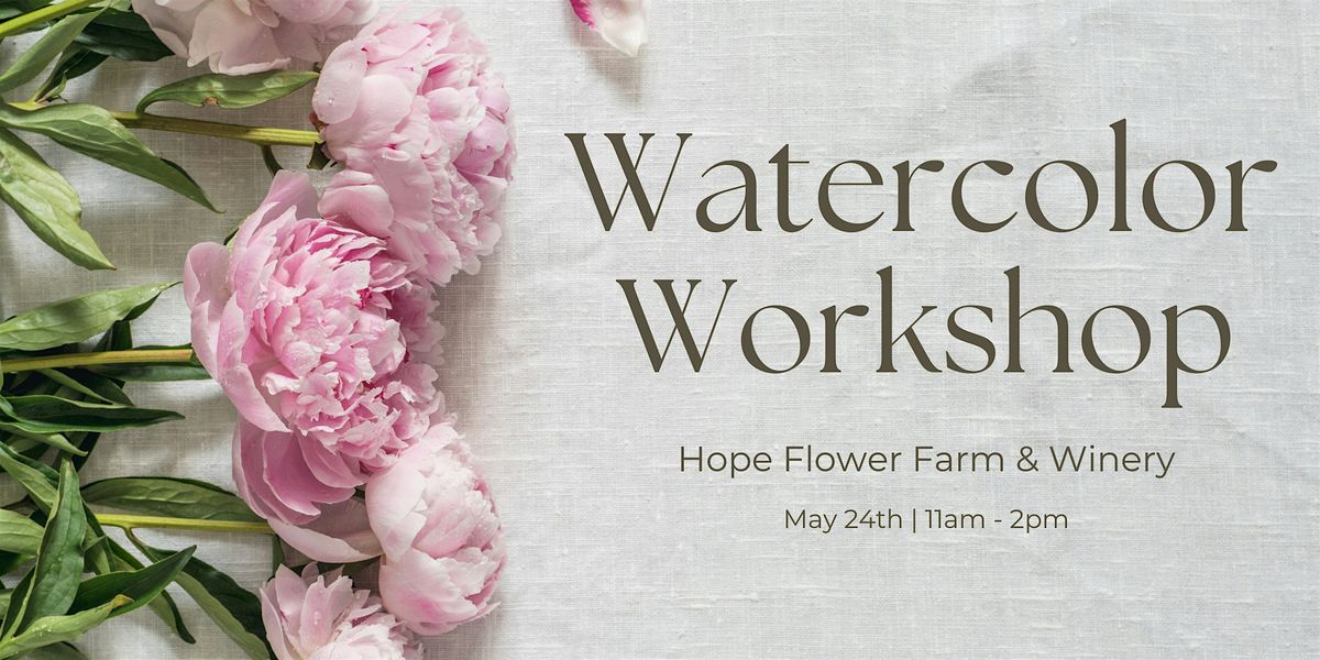 Watercolor workshop - Peonies, 24 May | Event in Waterford | AllEvents