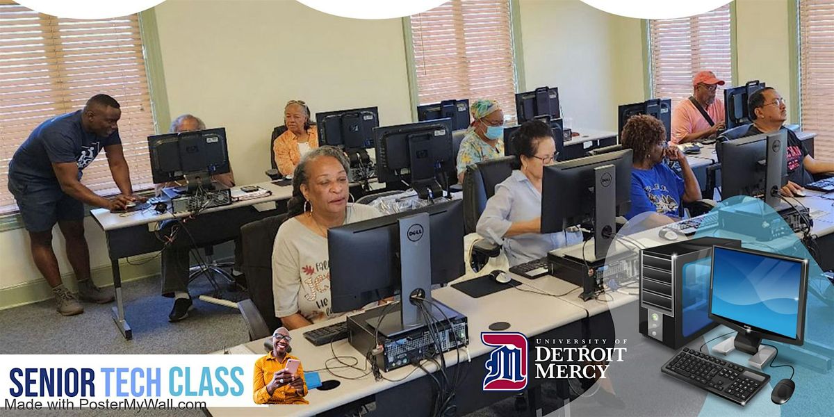 FREE SENIOR TECH CLASS @ University of Detroit Mercy, 18 October | Event in Detroit | AllEvents