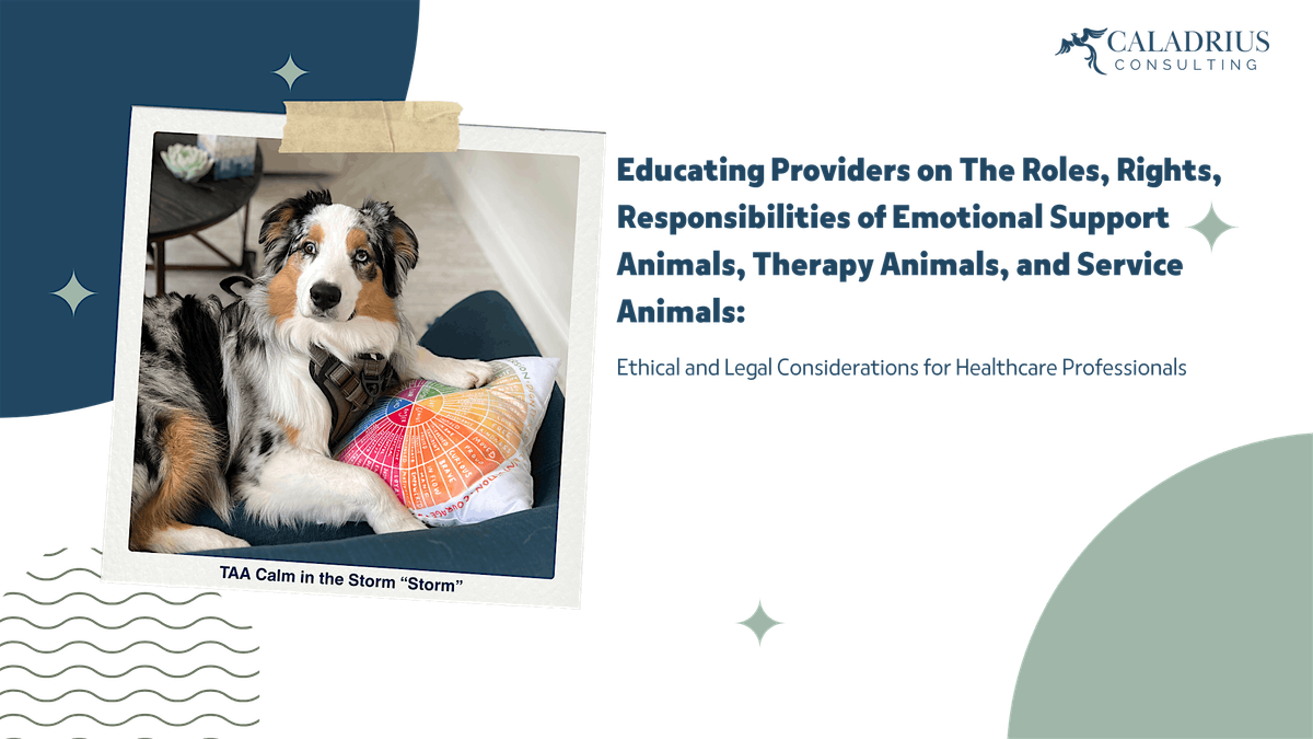 Emotional Support Animals, Therapy Animals, and Service Animals Training, 29 August | Event in Charlotte | AllEvents