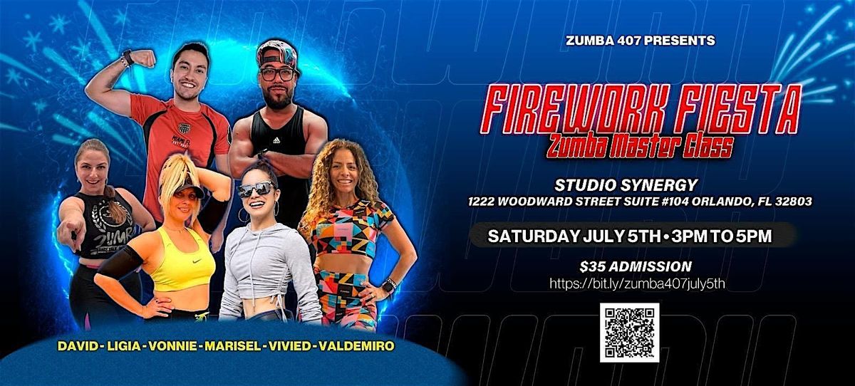 FIREWORK FIESTA • ZUMBA MASTER CLASS, 5 July | Event in Orlando | AllEvents
