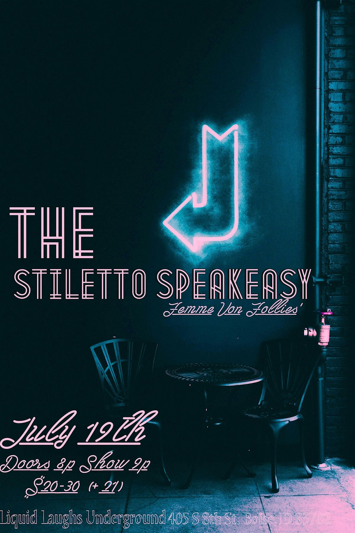 Femme Von Follies' The Stiletto Speakeasy!, 19 July | Event in Boise | AllEvents