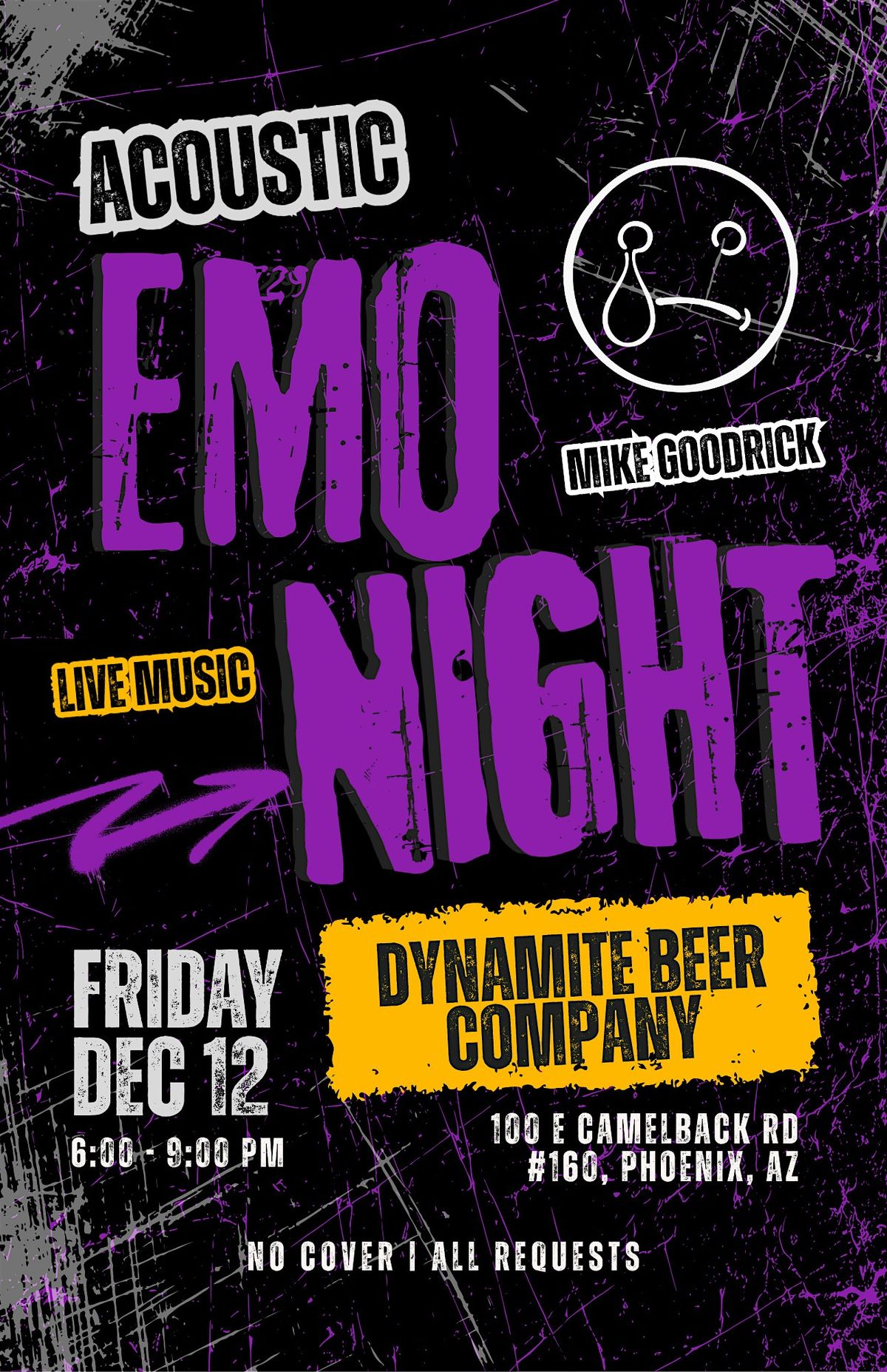Emo Night at Dynamite Beer Co., 12 December | Event in Phoenix | AllEvents
