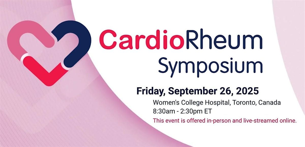 University of Toronto Cardio-Rheumatology Symposium, 26 September | Event in Toronto | AllEvents