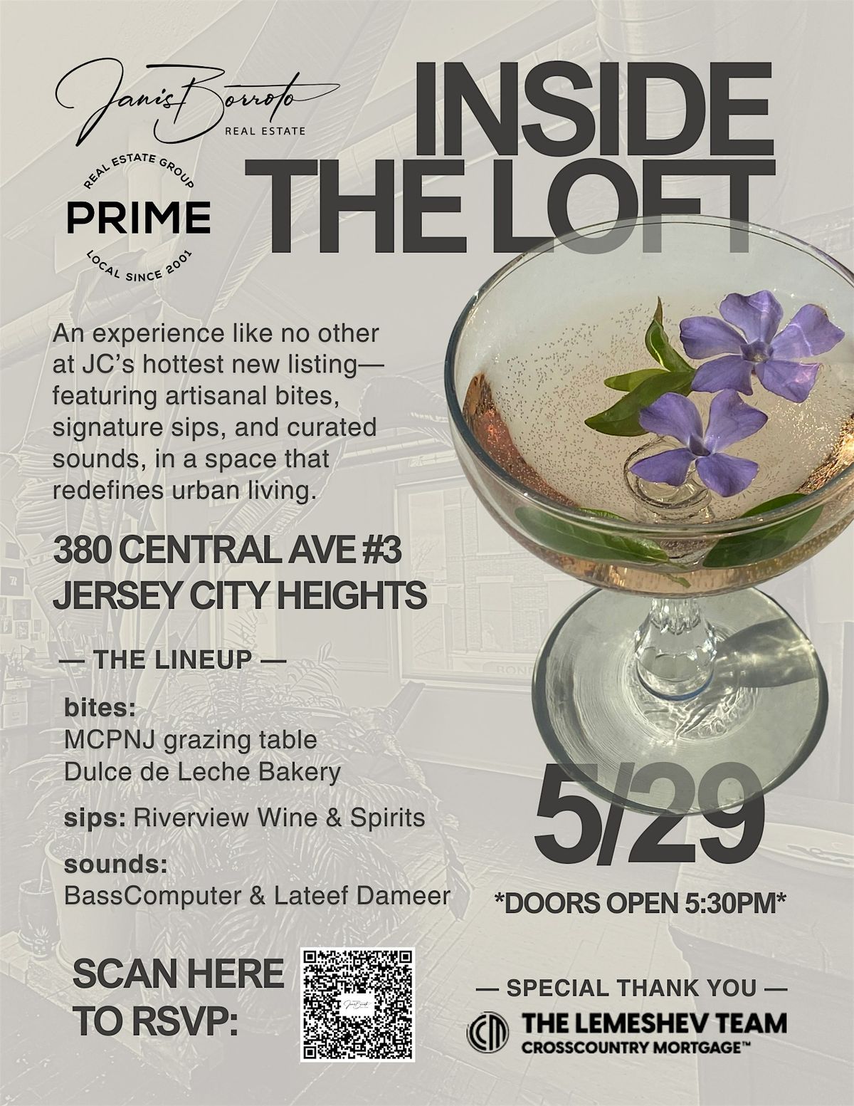 Inside the Loft-- An Exclusive Public Preview Experience, 29 May | Event in Jersey City | AllEvents