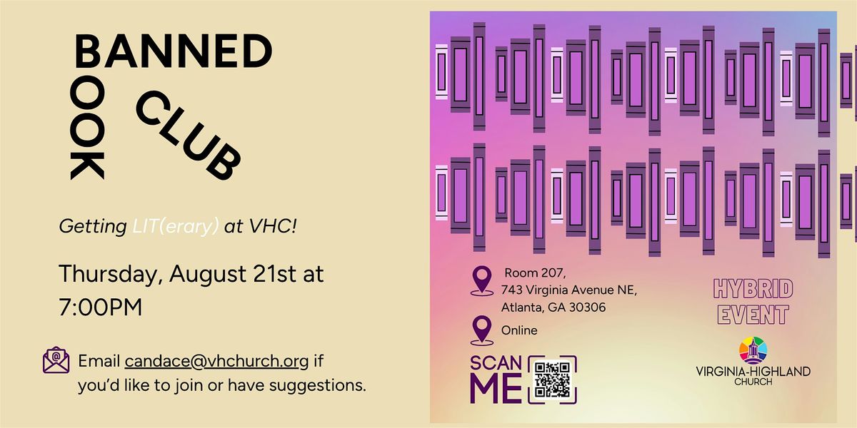 Getting LIT(erary) at VHC: Banned Book Club, 21 August | Event in Atlanta | AllEvents
