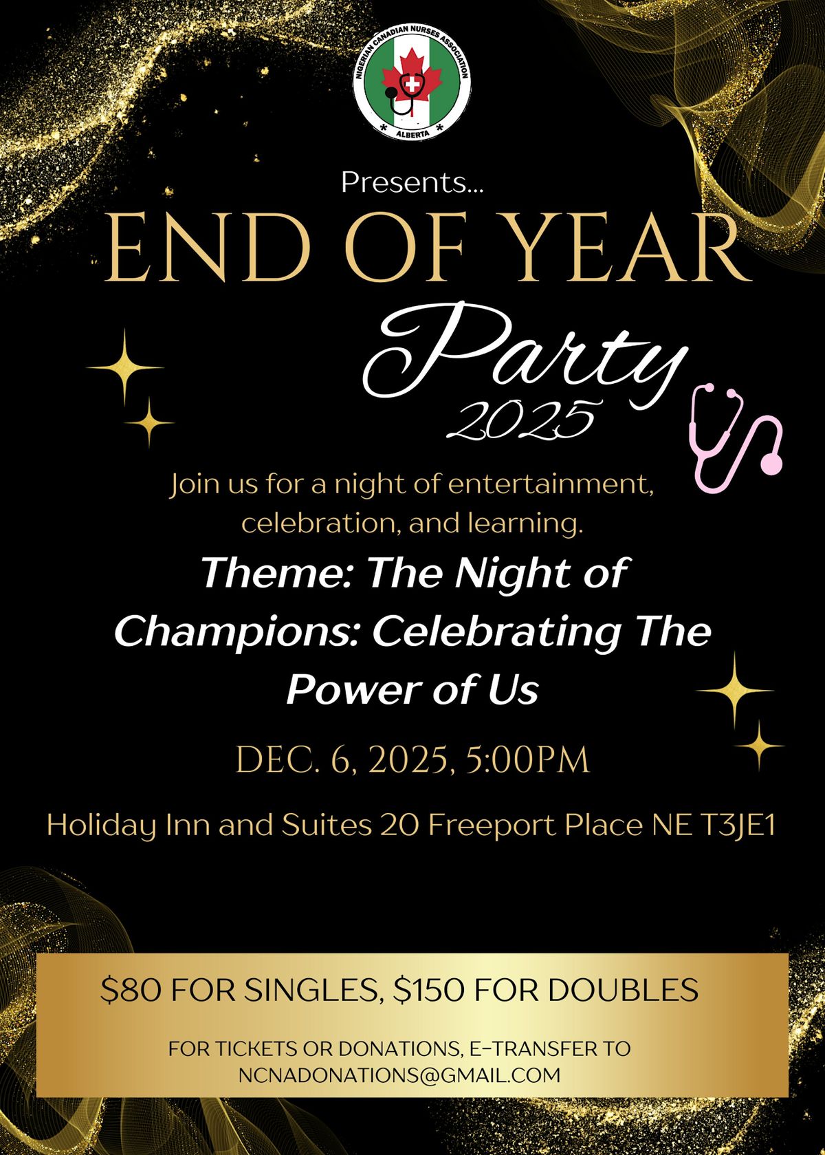 The  Night of Champions  | A Celebration of Excellence & Community, 6 December | Event in Calgary | AllEvents