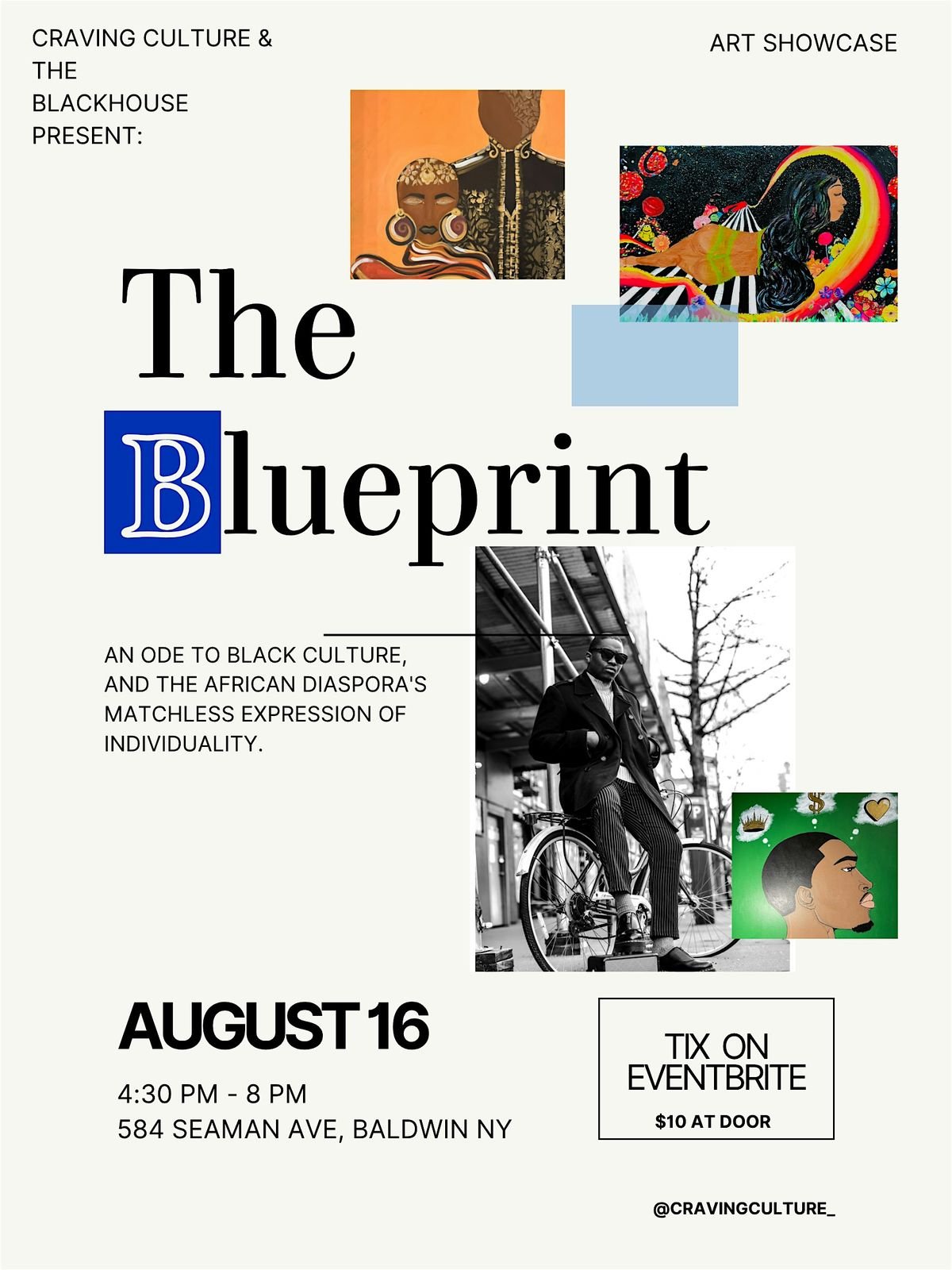 The Blueprint  Art Showcase, 16 August | Event in Baldwin | AllEvents