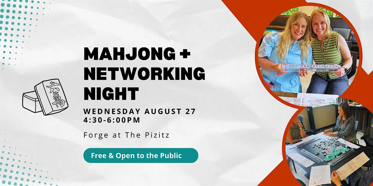 Mahjong + Networking Night, 27 August | Event in Birmingham | AllEvents