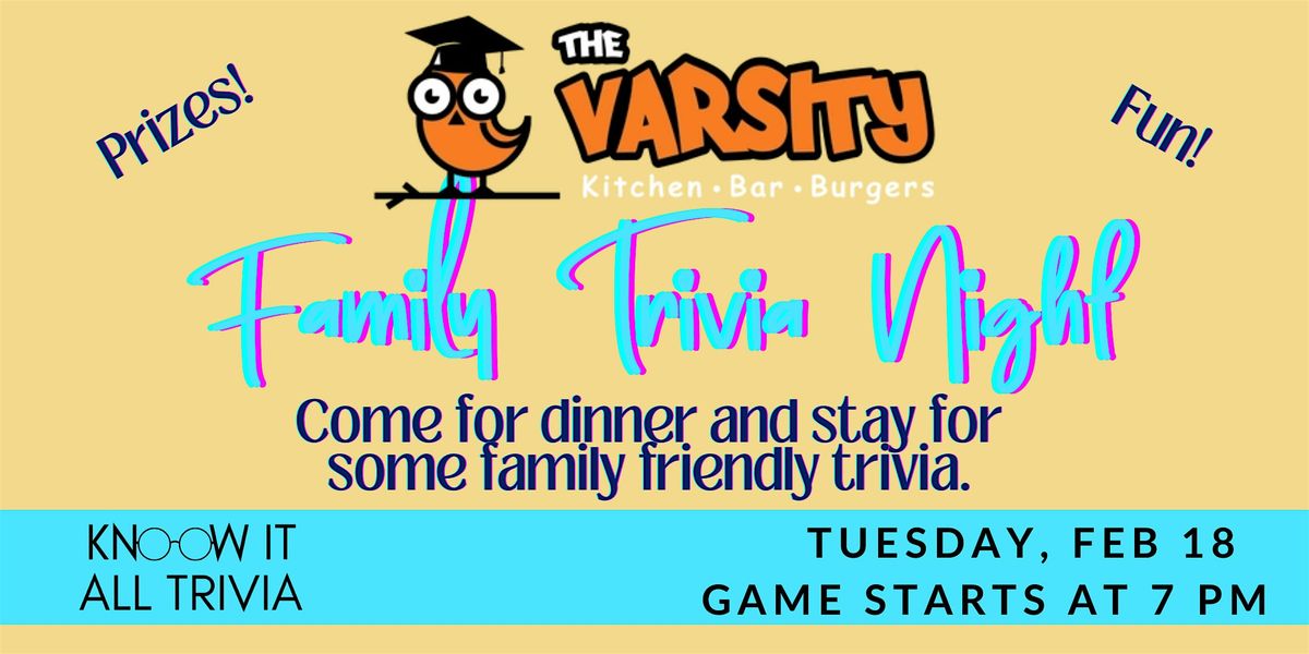 The Varsity Trivia Night | Event in Edmonton | AllEvents