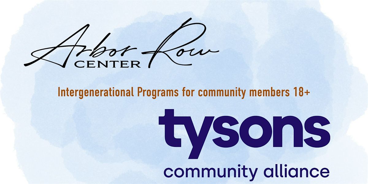 Intergenerational Programs, 10 December | Event in Tysons | AllEvents