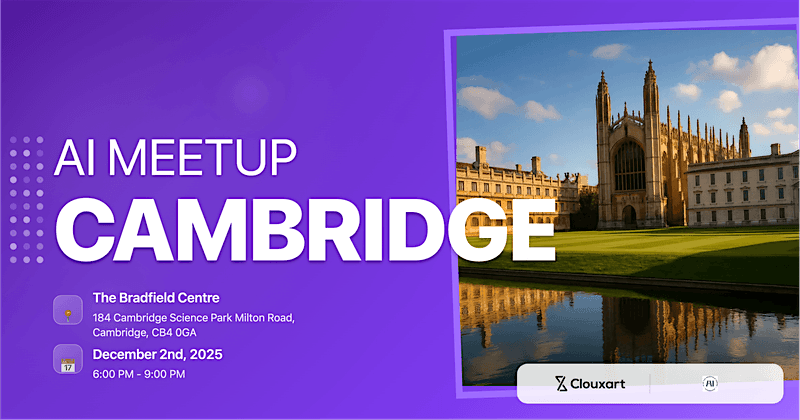 Mindstone Cambridge December AI Meetup, 2 December | Event in Cambridge | AllEvents