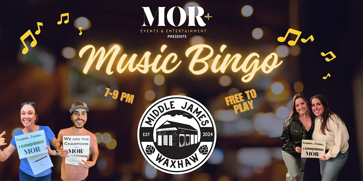 MOR Music Bingo @ Middle James Brewing - Waxhaw | Event in Waxhaw | AllEvents