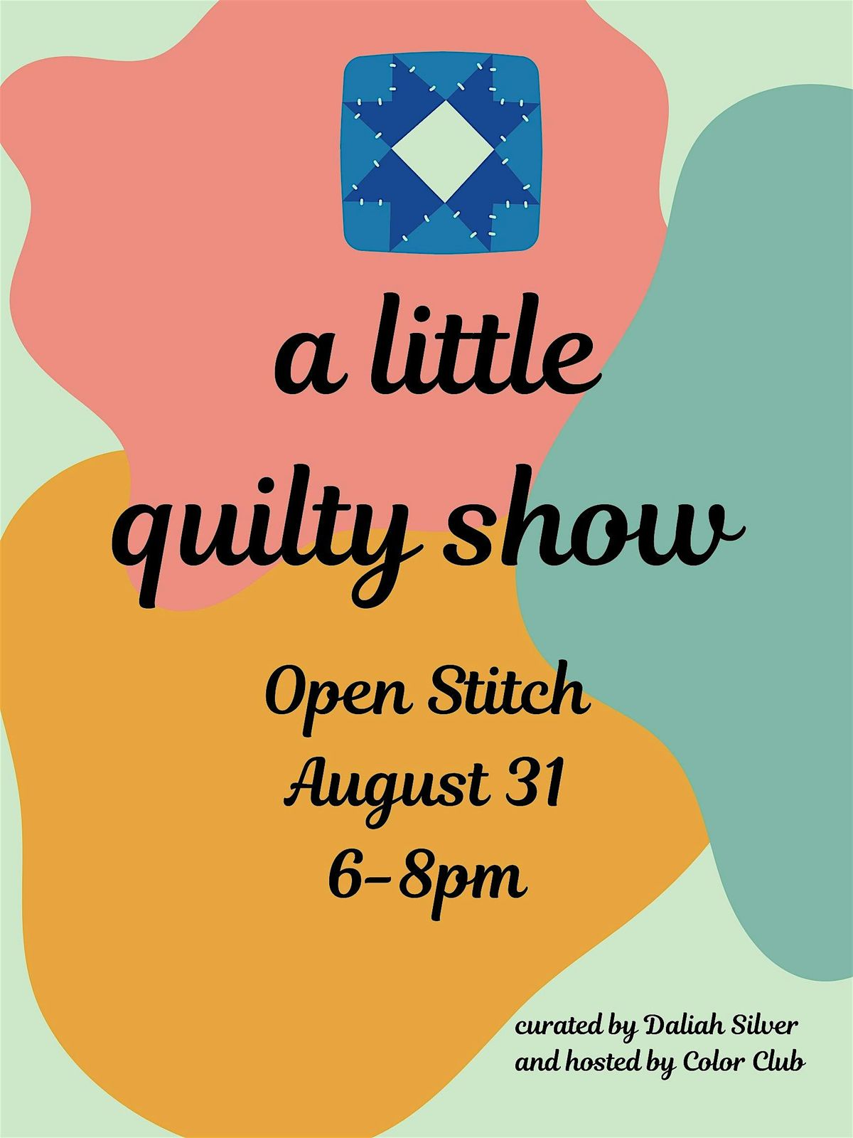a little quilty show: open stitch night, 31 August | Event in Chicago | AllEvents