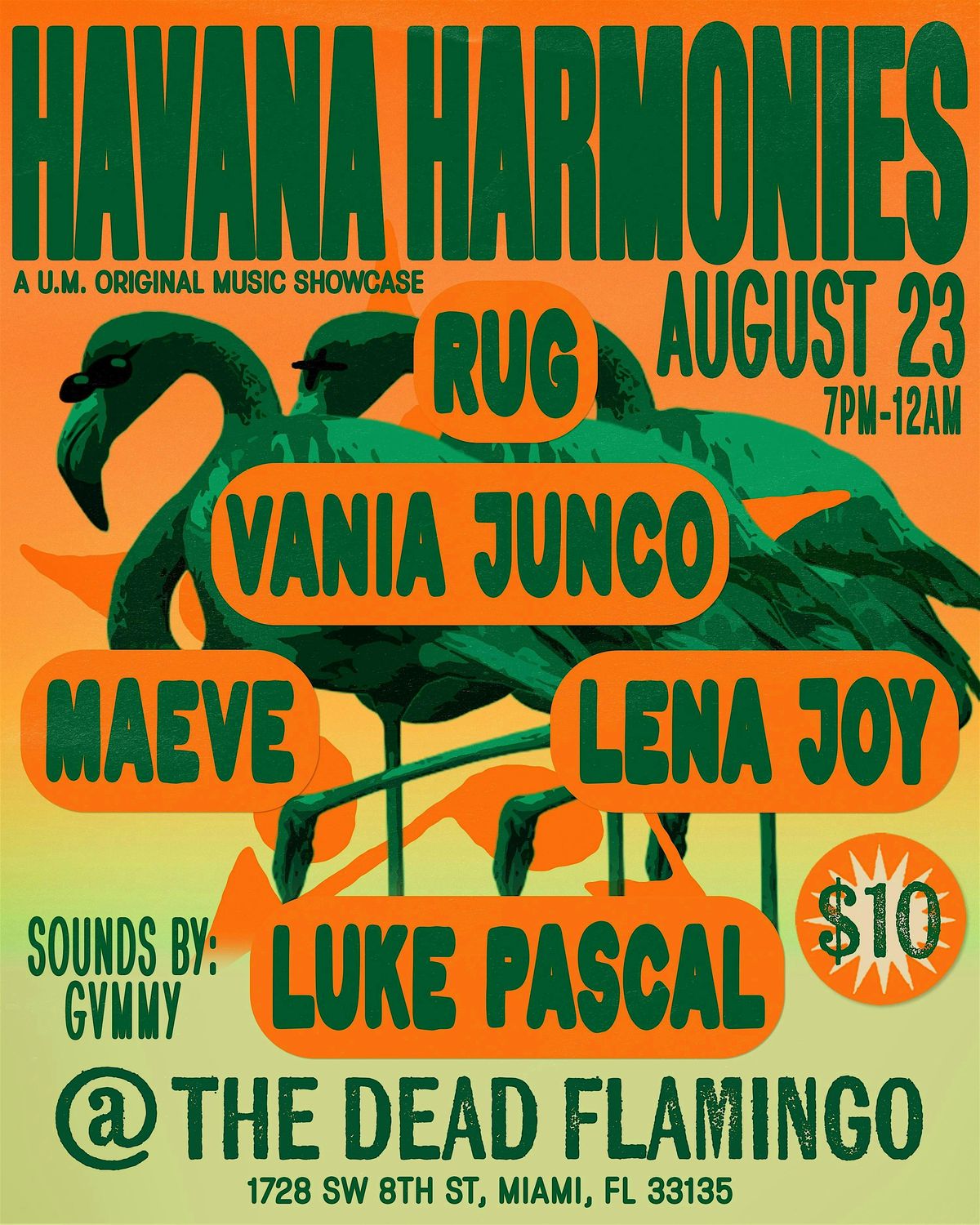 Havana Harmonies - A UM Original Music Showcase, 23 August | Event in Miami | AllEvents