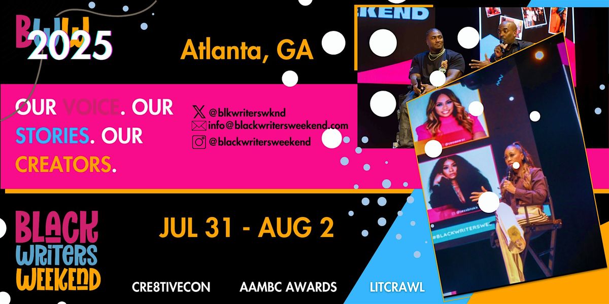 Black Writers Weekend 2025, 31 July | Event in Atlanta | AllEvents