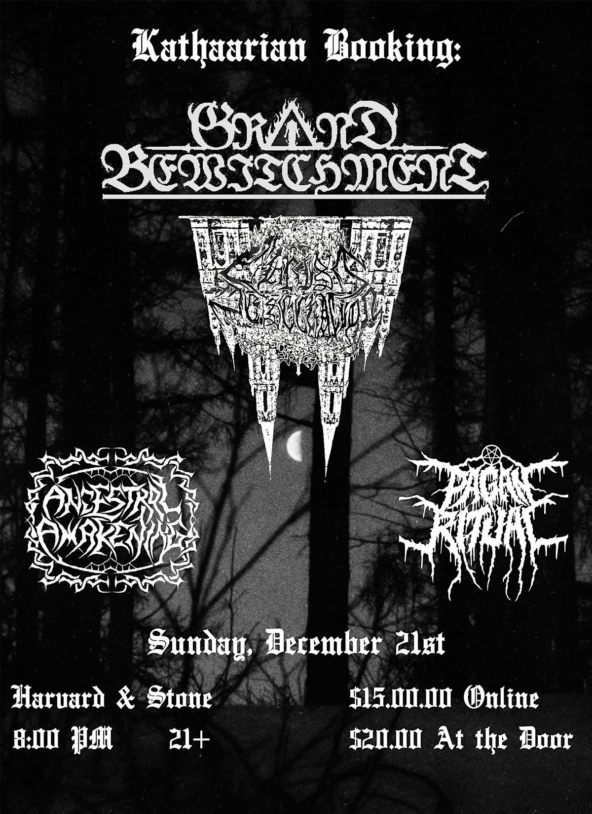 Grand Bewitchment at Harvard & stone, 21 December | Event in Los Angeles | AllEvents