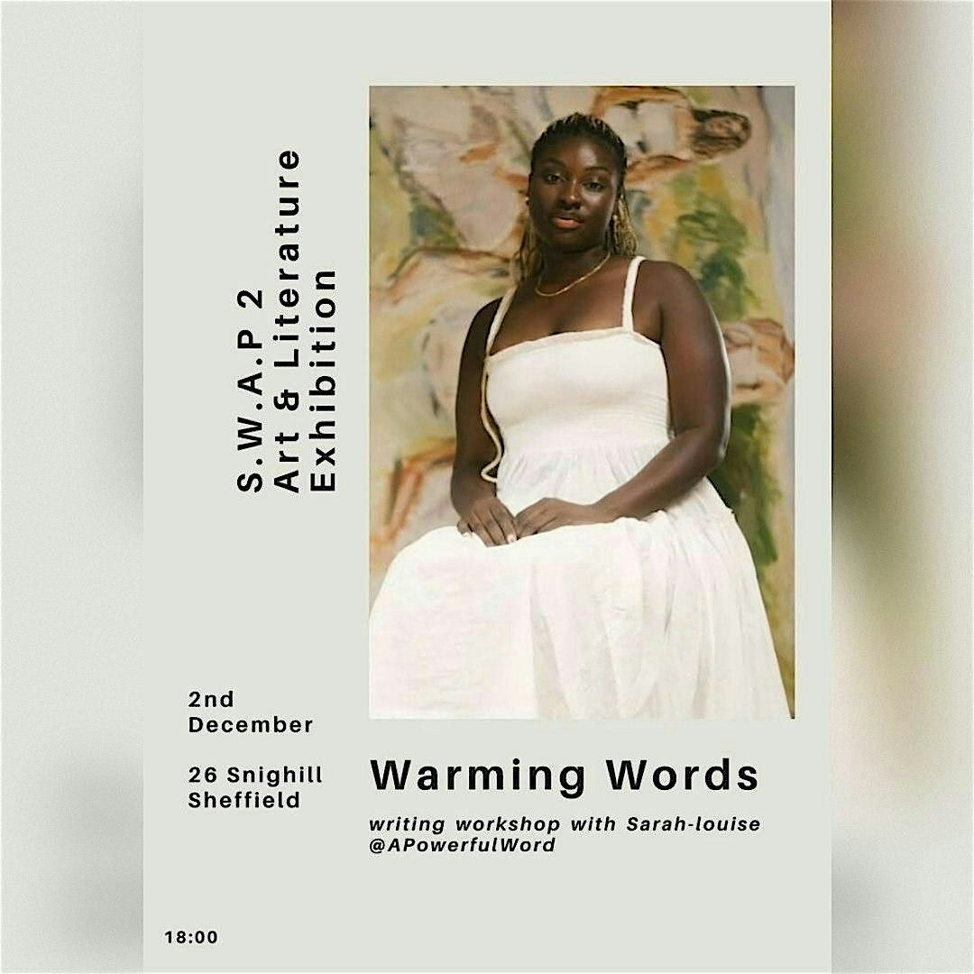 Warm Words: Writing Workshop, 2 December | Event in Sheffield City Centre | AllEvents
