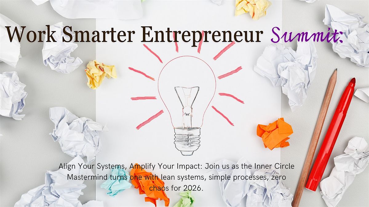 Work Smarter Entrepreneur Summit: Align Your Systems, Amplify Your Impact, 4 December | Event in Mamaroneck