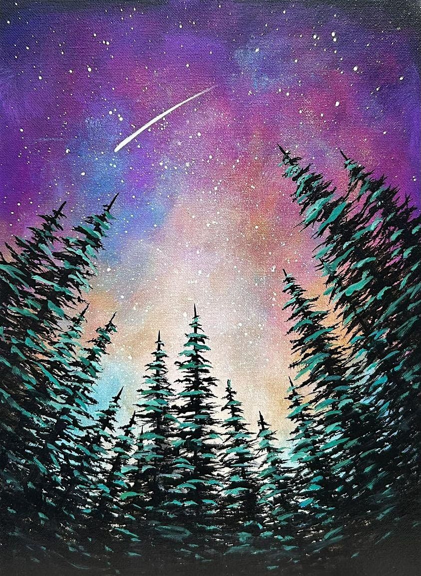 Stargazing, a PAINT & SIP EVENT with Lisa, 23 July | Event in Waterville Valley | AllEvents