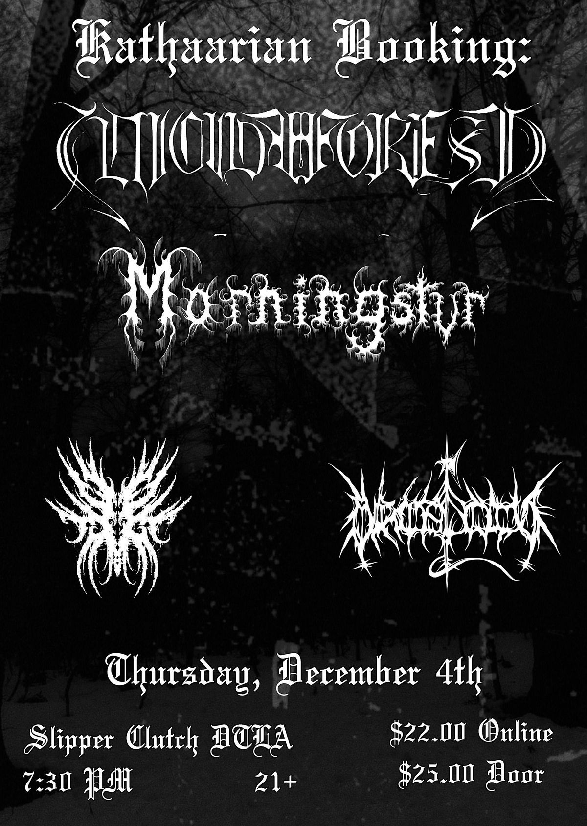 Suicide Forest at Slipper Clutch DTLA, 4 December | Event in Los Angeles | AllEvents