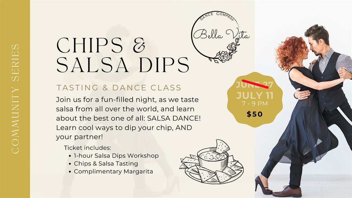 Chips & Salsa Dips! Tasting & Dance Class! Manchester, New Hampshire Event!, 11 July | Event in Manchester