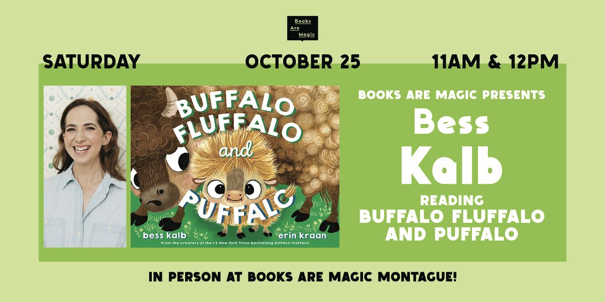 In-Store: Storytime w/ Bess Kalb: Buffalo Fluffalo and Puffalo, 25 October | Event in Brooklyn | AllEvents