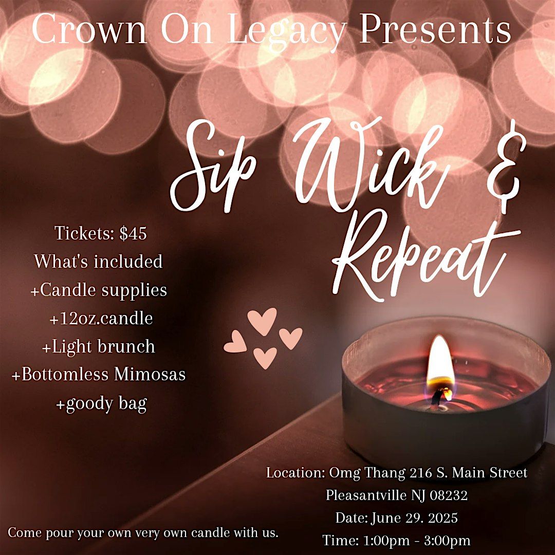 Sip Wick & Repeat, 29 June | Event in Pleasantville | AllEvents
