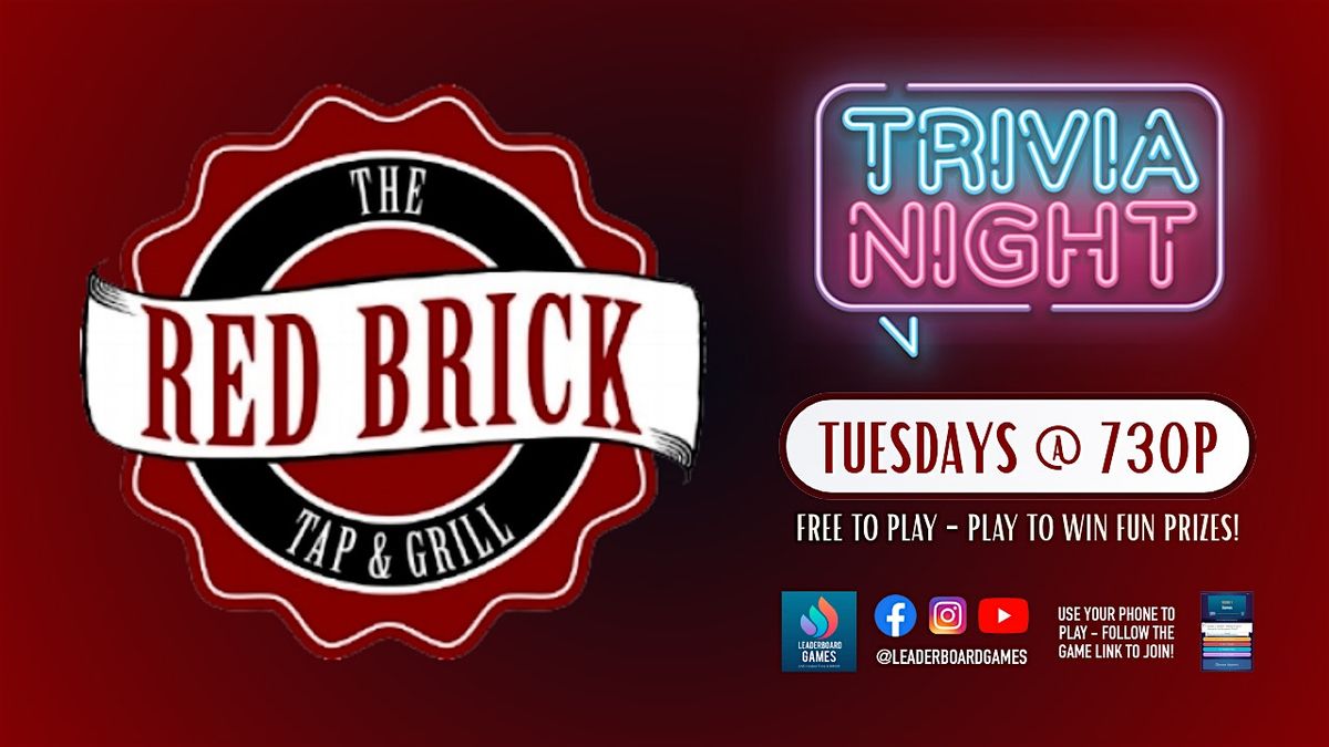 Trivia Night | Red Brick Tap & Grill - Columbus OH - TUE 730p | Event in Columbus | AllEvents
