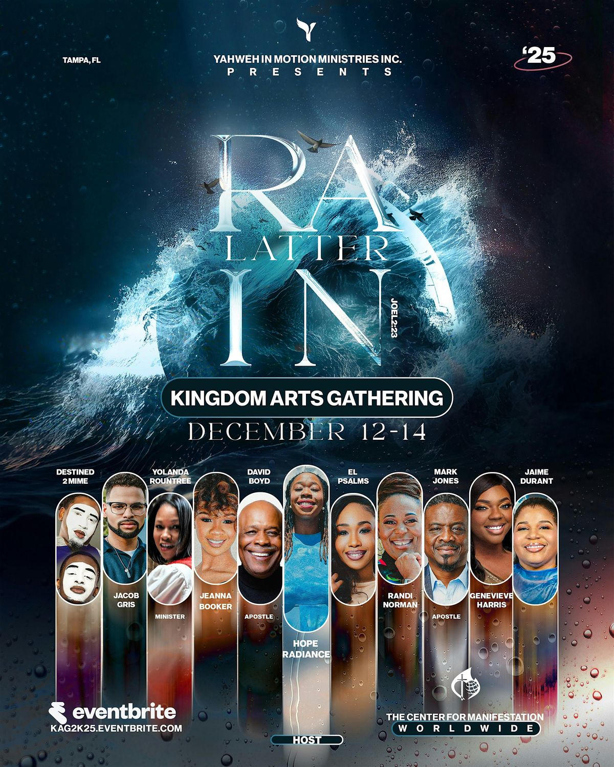 "The Latter Rain" Kingdom Arts Gathering 2025 | Dec. 12-14, 12 December | Event in Tampa | AllEvents