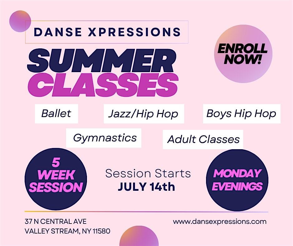 Danse Xpressions Summer Classes, 14 July | Event in Valley Stream | AllEvents