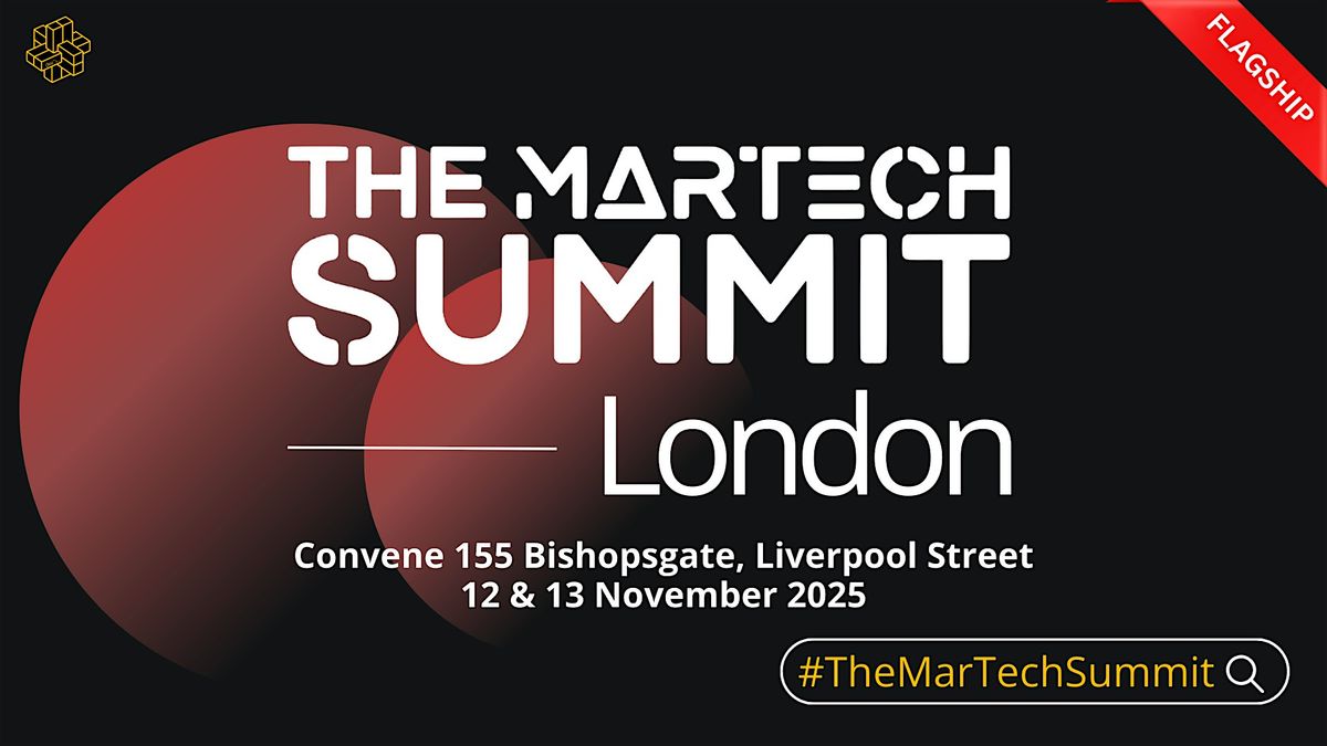 The MarTech Summit London 2025, 12 November | Event in London | AllEvents