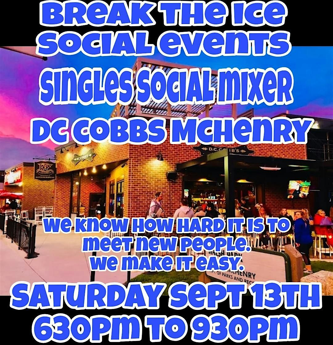Singles Social Mixer McHenry DC Cobbs, 13 September | Event in McHenry | AllEvents