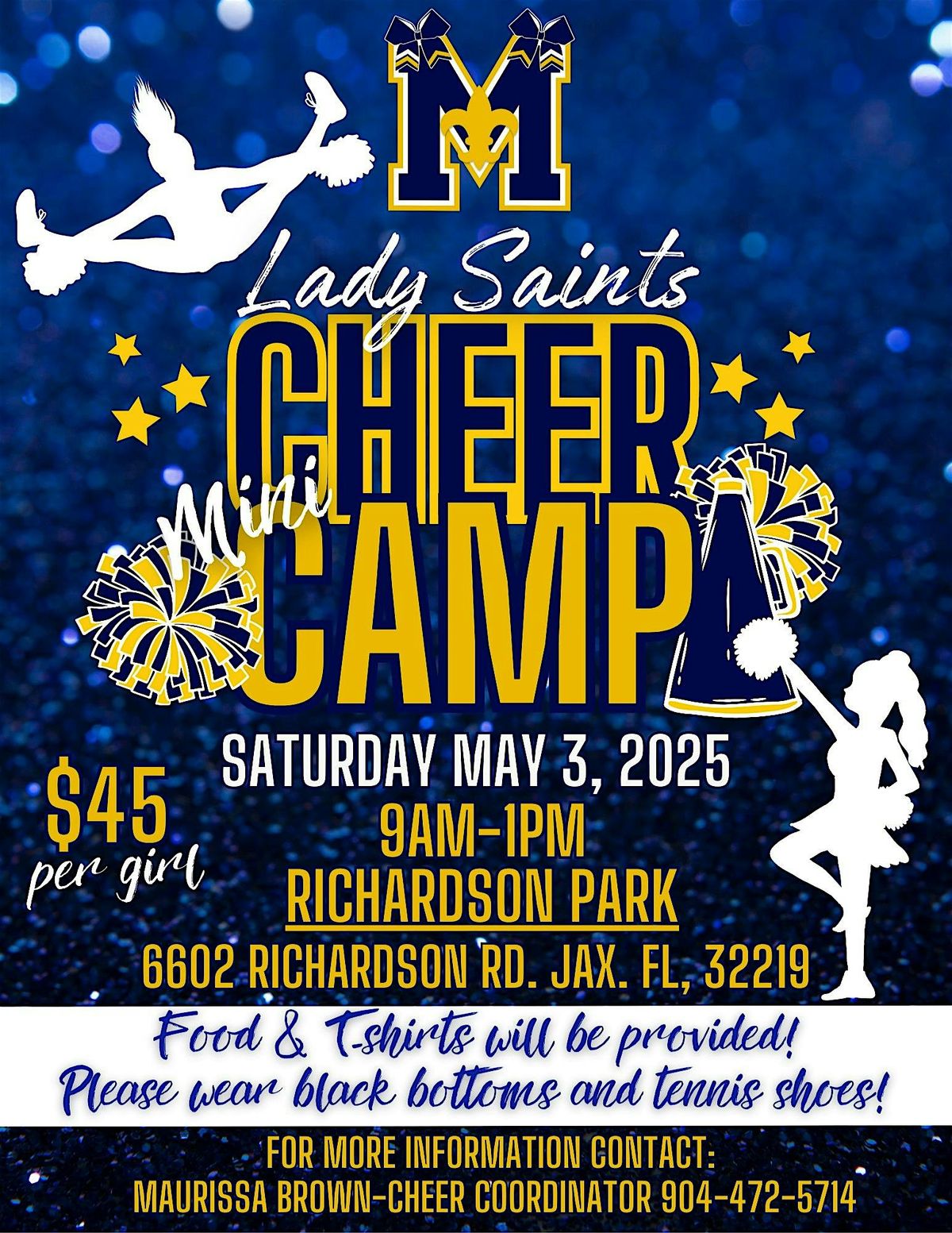 Moncrief Lady Saints Mini Cheer Camp | Event in Jacksonville | AllEvents