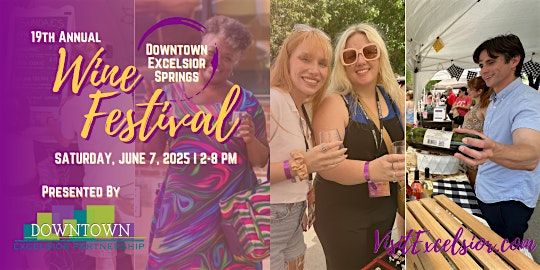 19th Annual Wine Festival, 7 June | Event in Excelsior Springs | AllEvents