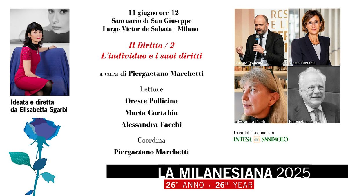 L’INDIVIDUO E I SUOI DIRITTI. IL DIRITTO / 3, 11 June | Event in Milano | AllEvents