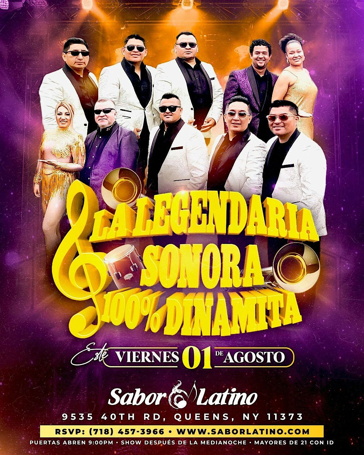 LA LEGENDARIA SONORA 100% DINAMITA EN SABOR LATINO NY, 1 August | Event in Queens | AllEvents