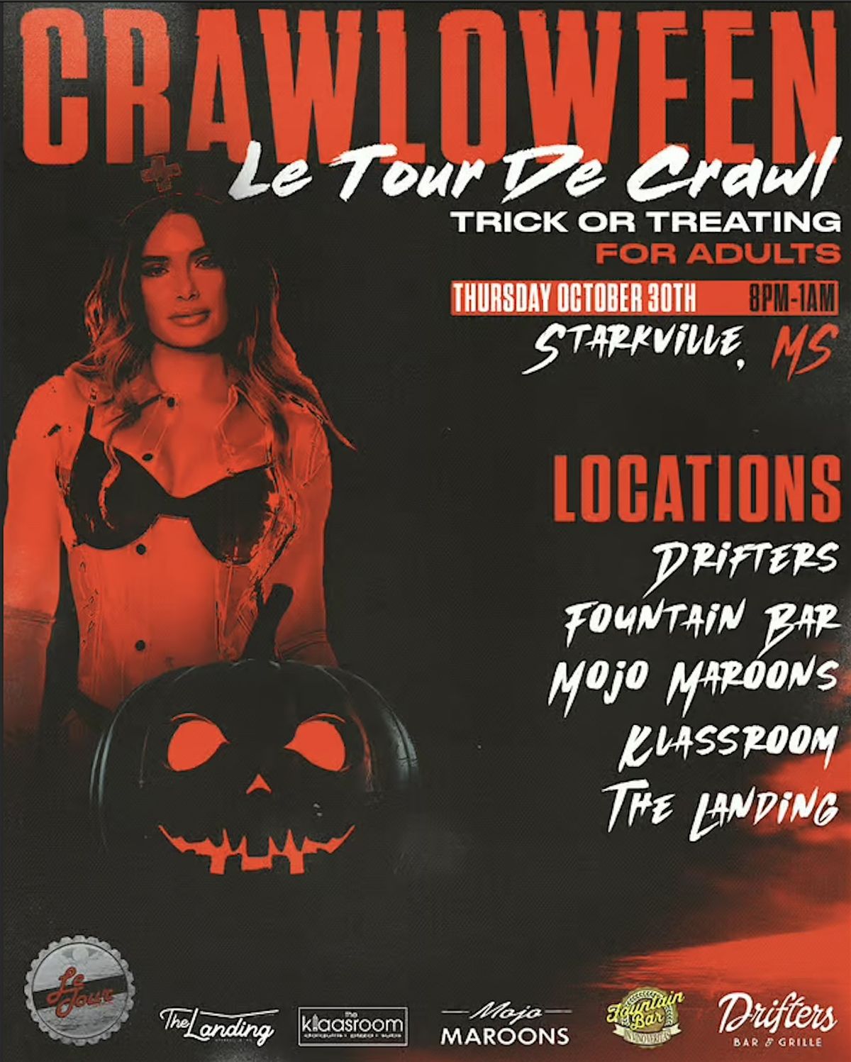 Starkville's Annual Halloween Crawl, 30 October | Event in Starkville | AllEvents