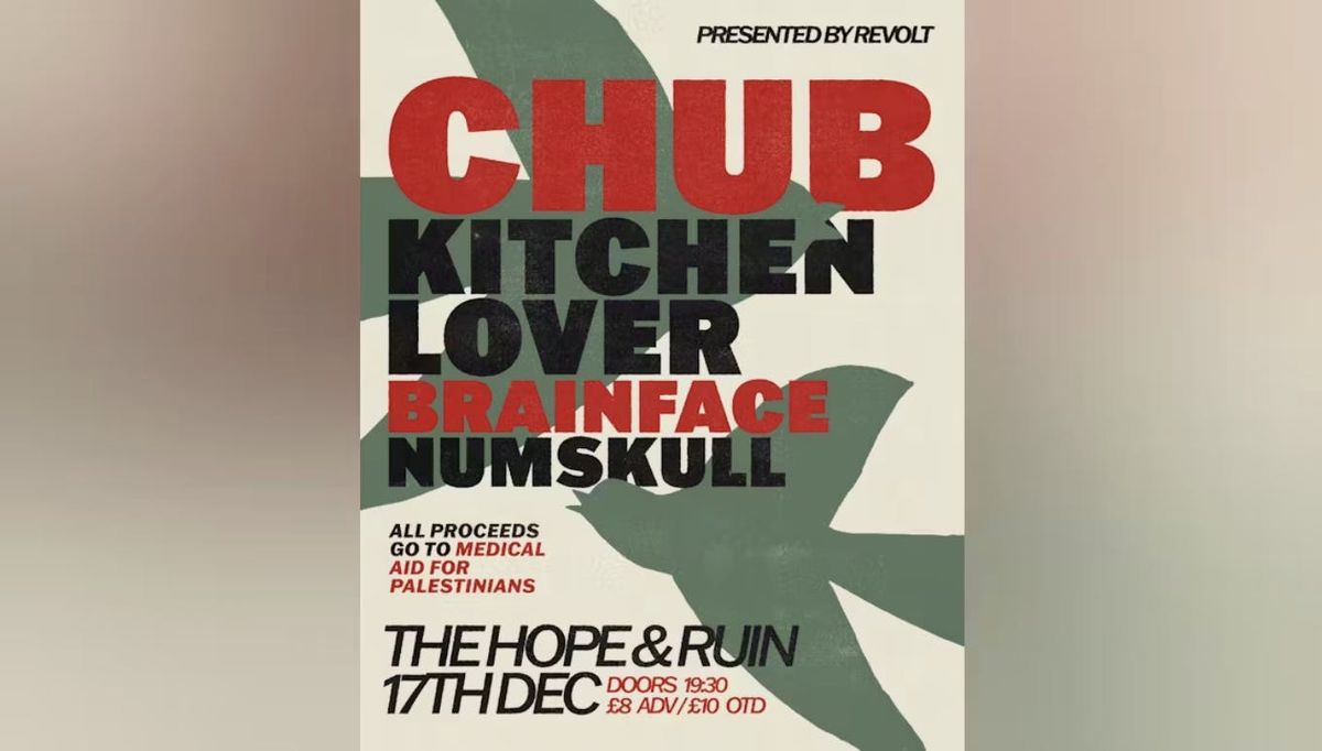 REVOLT Presents: CHUB + Kitchen Lover + Brainface + Numskull, 17 December | Event in Brighton | AllEvents
