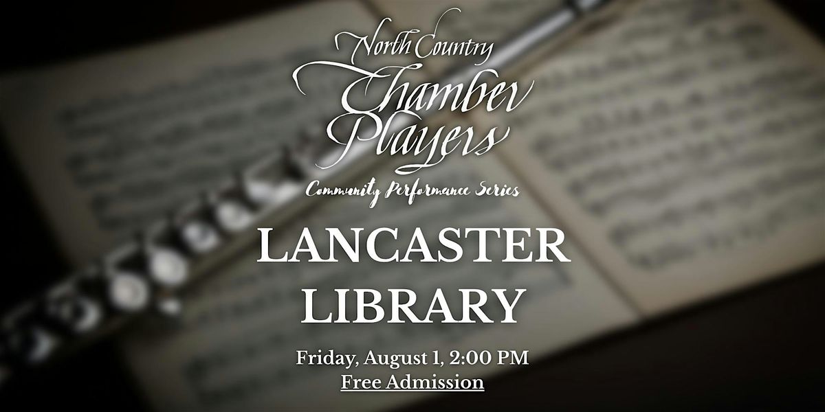 Community Performance Series, Lancaster Library, August 1, 1pm, 1 August | Event in Lancaster | AllEvents