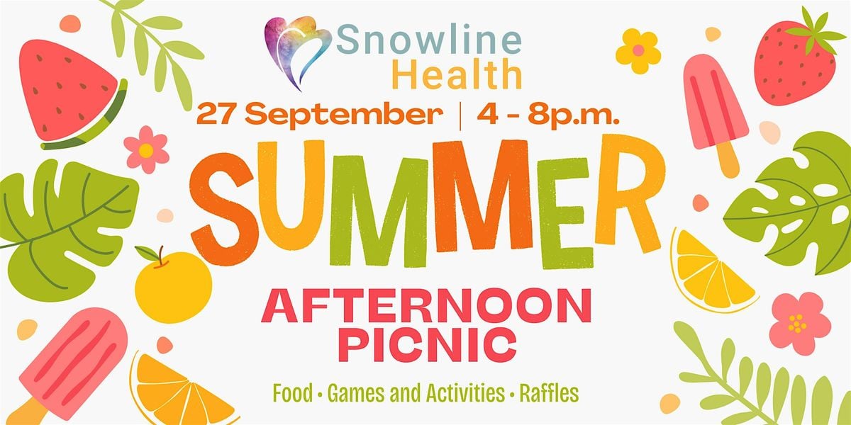 Snowline Health Summer Afternoon Picnic, 27 September | Event in Folsom | AllEvents