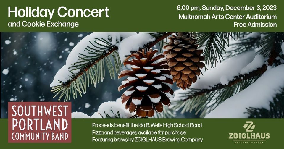 Holiday Concert, Multnomah Arts Center Portland Parks & Recreation
