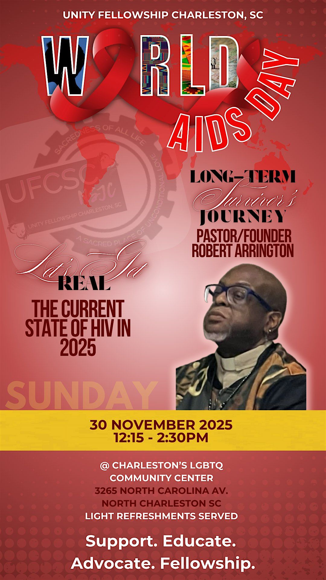 Let's Get Real... The Current State Of HIV, 30 November | Event in North Charleston | AllEvents
