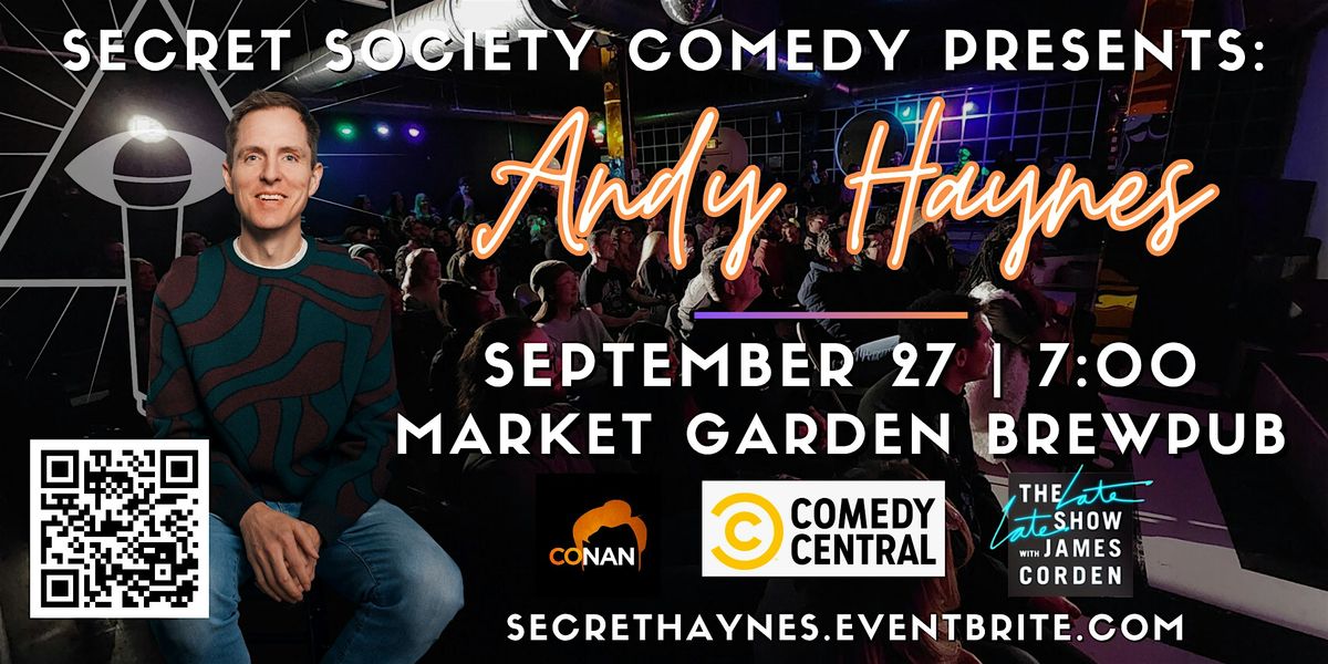 Andy Haynes | Secret Society Comedy In Ohio City, 27 September | Event in Cleveland | AllEvents