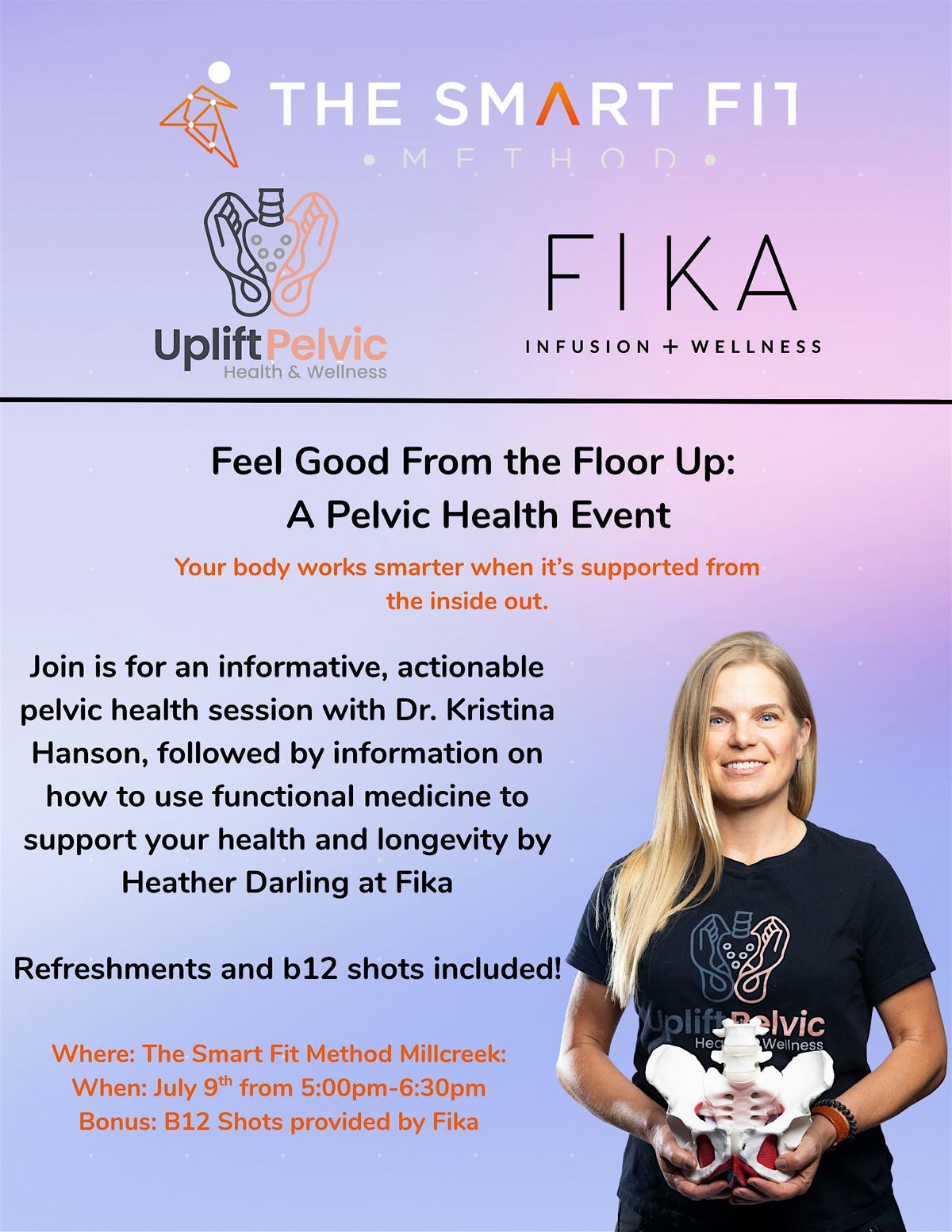 Feel Good From the Floor Up: A Pelvic Health Event, 9 July | Event in Millcreek | AllEvents
