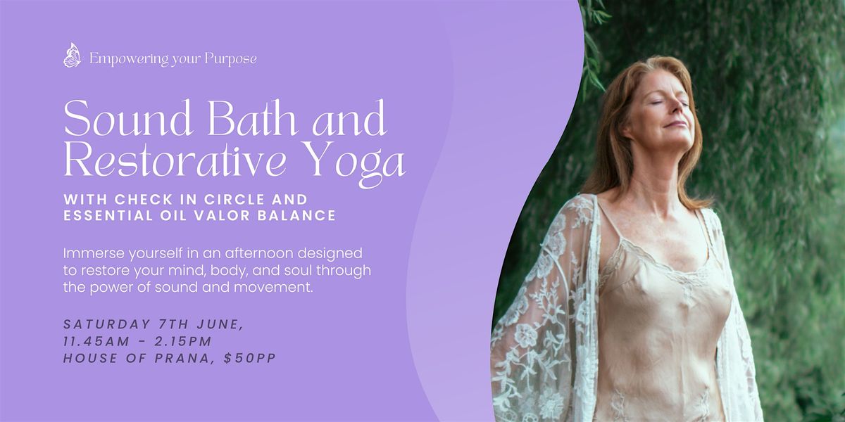 Sound Bath and Restorative Yoga | Check-in Circle & Essential Oils, 7 June | Event in Launceston | AllEvents