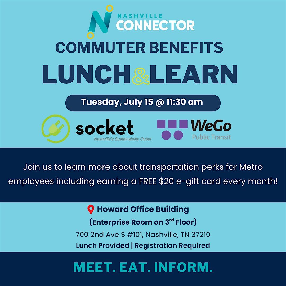 Nashville Connector Lunch & Learn - Program Training for Metro Employees | Event in Nashville | AllEvents