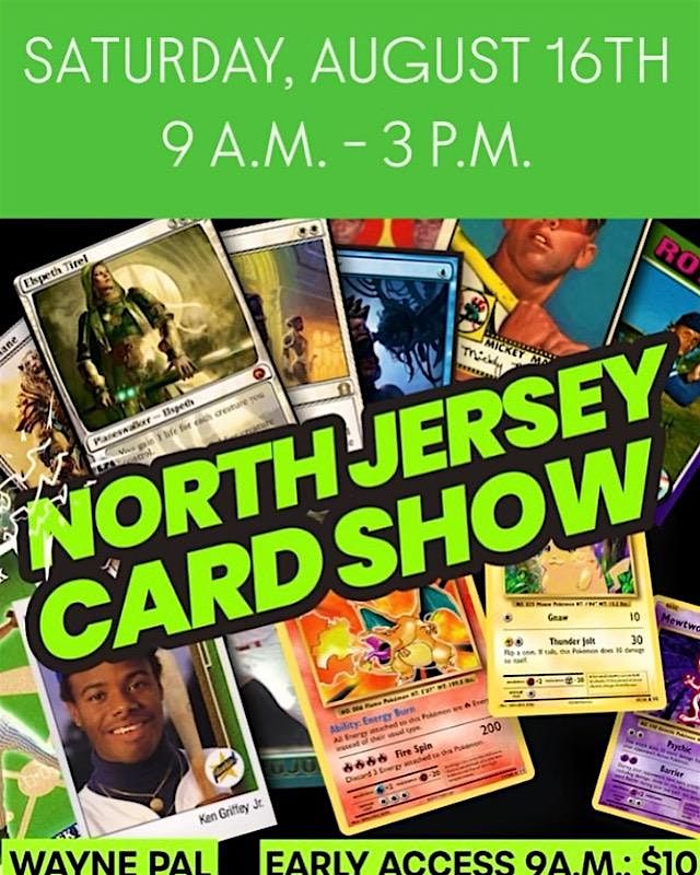 North Jersey Card Show, 16 August | Event in Wayne | AllEvents